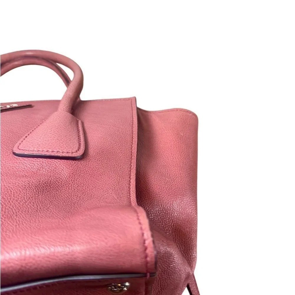 PRADA Rose Glacé Calf Small Twin Pocket 2way Satchel Tote